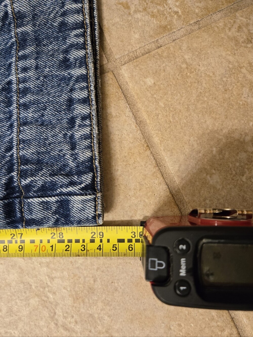 Favorite Daughter Wide Leg Denim Jeans in Classic Blue NWT Size 31 - Picture 9 of 9